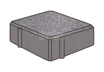 Тротуарная плитка Готика, Квадрат Premium Gold, 100x100x100 мм, цвет Голд 13 1