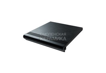 Ступень из полимерного композита рядовая ZKING Verona черная 3