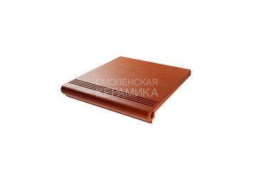 Ступень из полимерного композита рядовая ZKING Verona красная 2
