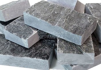 Плита Талькохлорит Рваный камень 100х50х20мм (1кор-100шт) 1