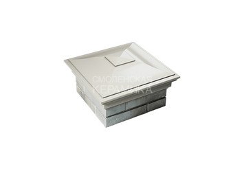 Колпак Zking Monblan 355x355 с посадкой на 1,5 кирпича (0,7нф) бежевый 1