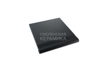 Ступень из полимерного композита рядовая ZKING Verona графит 1