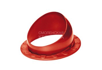 Основание вент. трубы для фальц. и готовой гиб.чер. Base-VT SEAM 125/150 красный 1