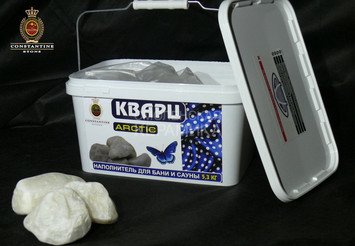 Камень для печей ARCTIC Кварц Снежный, ОГРАН. (5,3 кг) 1