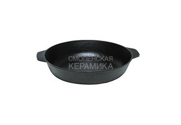 Чугунная сковорода жаровня 340х75 мм на 4 л. Узбекистан 1