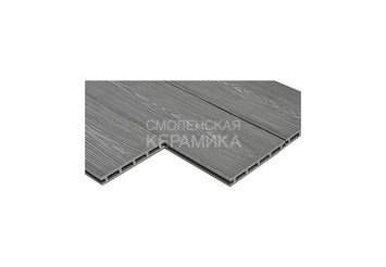 Террасная доска Qiji Premium пустотелая серый 3000*140*22 мм 1