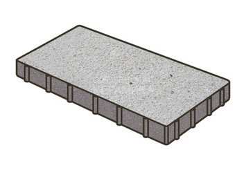 Тротуарная плитка Готика, Плита Premium Gold, 600x300x80 мм, цвет Голд 22 1
