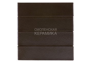 Клинкер фасадный ЛСР «Рейкьявик» черный гладкий глянцевый 4