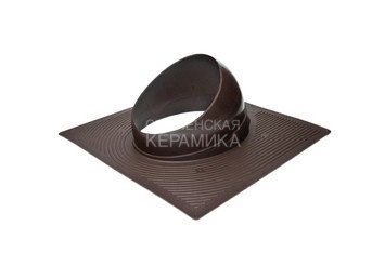 Основание вент. трубы для гиб. черепицы Base-VT коричневый 1
