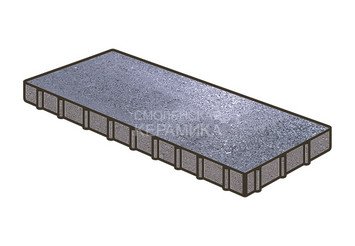 Гранитная тротуарная плитка Готика, Плита Granite FINO, 900x300x100, Амфиболит 1