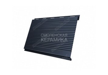 Сайдинг GL PurPur Вертикаль gofr,line,prof 0,5мм черный матовый 2