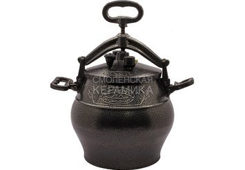 Афганский казан-скороварка черный с ручками 10 литров 3