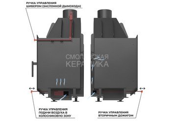 Камин ASTON Вертикаль 