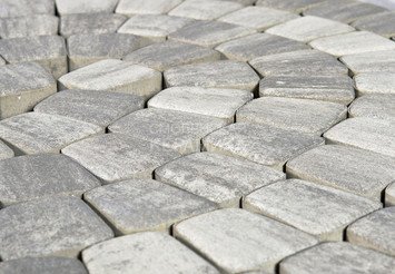 Тротуарная плитка BRAER Классико круговая, Color Mix Туман 2