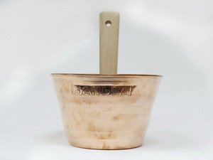 Ушат медь 3л, малый (Банька)
