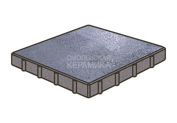 Гранитная тротуарная плитка Готика, Квадрат Granite FINO, 400x400x100, Амфиболит 1