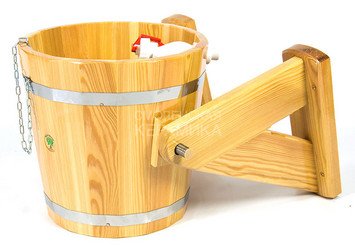 Обливное устройство BentWood из лиственницы малое натуральное 12л 1
