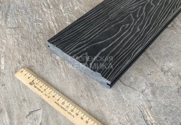 Террасная доска Latitudo Solid полнотелая 150x21x4000 мм, Графит 4