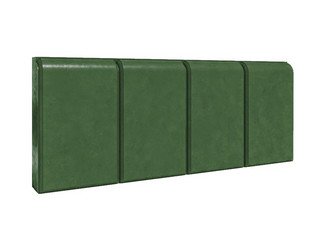 Бордюр ZKING Стоун 500×200×50мм, красный