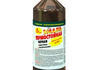 Эмаль термостойкая черная, Новбытхим, 0,5кг (16277) 1