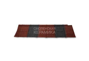 Композитная черепица Metrotile ISHINGLE Красно-чёрный 1