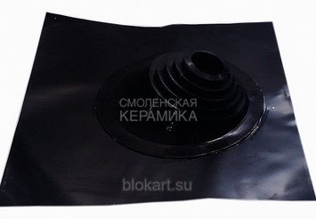 Фланец Мастер Флеш, БЛР YS-17 505х505 (d 76-203) (RES-1 угл) цв. черный 1