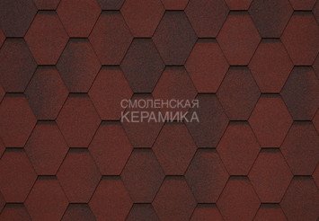 Гибкая черепица TEGOLA BUSINESS PLUS Mosaik Tasso rosso 405 1