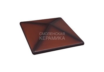 Керамическая шляпа King Klinker 445х445 дикое вино 1