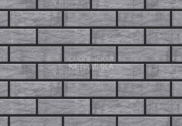 Термопанель фасадная YGIN BRICK WALL, серый, 1040х510 мм, EPS 50 мм 1