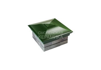 Колпак с посадкой на 1,5x1,5 кирпича Zking Monblan зеленый 1