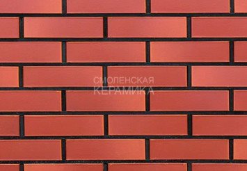 Кирпич лицевой Красная Гвардия 0,9 НФ, Chianti Premium гладкий 2