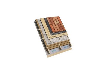 Гибкая черепица TEGOLA PREMIUM Кастелло береста 2