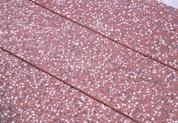 Гранитная тротуарная плитка Готика, Квадрат Granite FINO, 200x200x80, Емельяновский 2