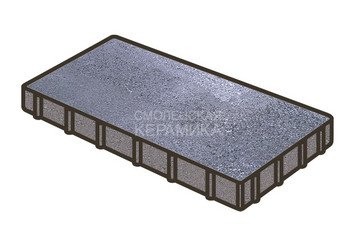 Гранитная тротуарная плитка Готика, Плита Granite FINO, 600x300x80, Амфиболит 1