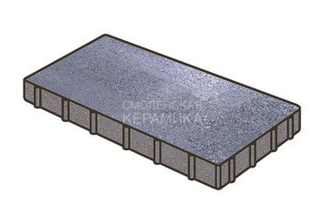Гранитная тротуарная плитка Готика, Плита Granite FINO, 600x300x60, Амфиболит 1