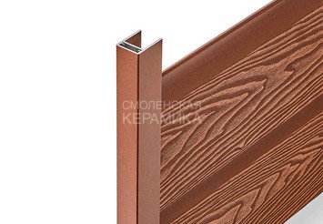 Заборная панель EasyDecking Wood-X 146×20×2210 мм, Коричневый 5