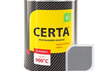 Эмаль термостойкая Церта графит (0,8кг) 600*С (6шт/уп) 1