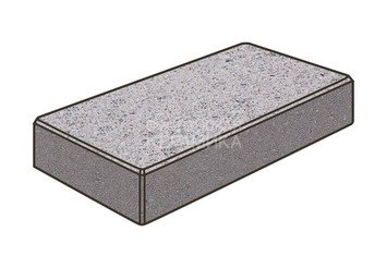 Тротуарная плитка Готика, Картано Premiun Gold, 300x150x100 мм, цвет Голд 1 1