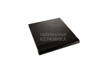 Ступень из полимерного композита рядовая ZKING Verona темно-коричневая 1