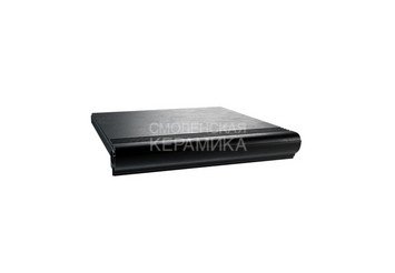 Ступень из полимерного композита рядовая ZKING Verona черная 2