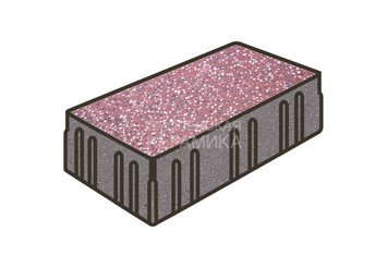 Гранитная тротуарная плитка Готика, Скада Granite FINO, 225x150x100, Емельяновский 1