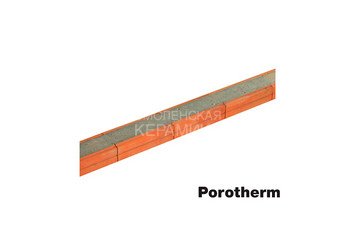 Керамобетонная перемычка Porotherm 120/65 мм; L 3,00м 1