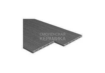 Террасная доска Qiji Premium пустотелая серый 3000*150*25 мм 1