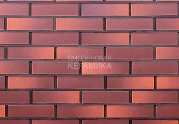 Кирпич лицевой Красная Гвардия 0,7 НФ, Chianti Premium гладкий 1