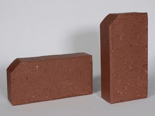 Брусчатка тёмно-красная ЛСР «Эдинбург» бордюр 0,51NF