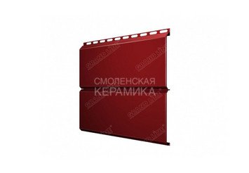 Сайдинг GL Safari ЭкоБрус 0,5мм красный матовый 2