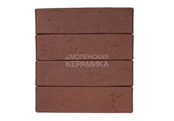 Кирпич лицевой керамический ЛСР Винный, крафт, 1НФ 4