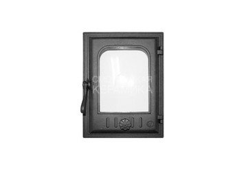 Дверца каминная FIRE WAY (310х410) 250х350 со стеклом К403 1