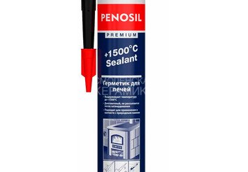 Герметик термостойкий (1500*C) Penosil для печей и каминов 280мл черн. (Н 4187) 1