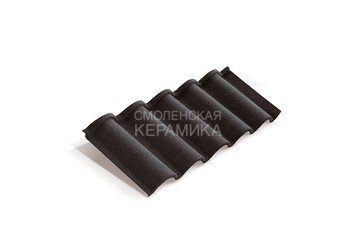 Композитная черепица Metrotile ROMANA Чёрный 1